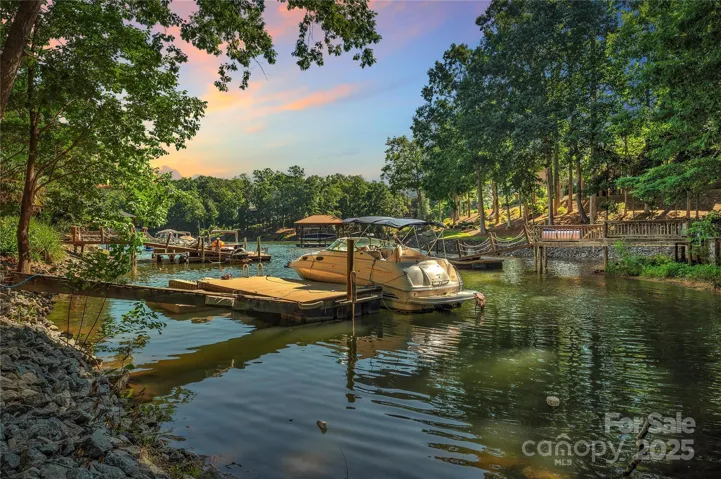Lake Living boat dock