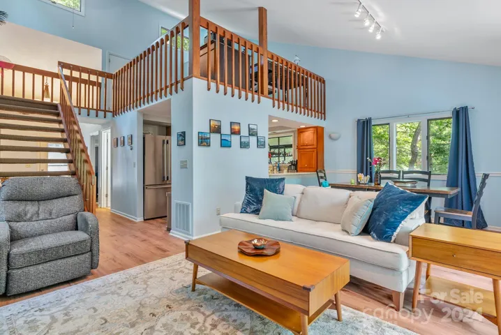 Open Concept with Vaulted Ceilings