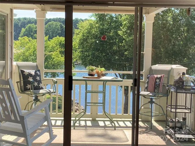 Shimmering lake just outside your door!