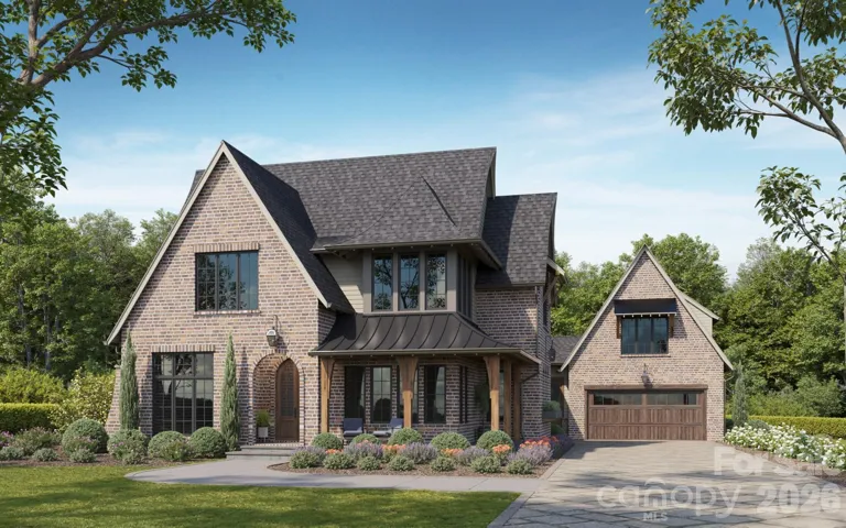 106 Hunter- Front Elevation Rendering (Not the actual house)