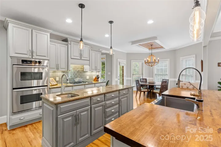 Butcher Block Counters and Deep Farm Sink