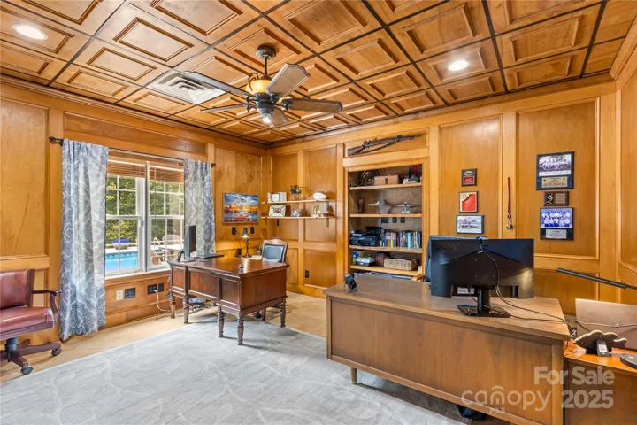 Executive Office, with a view of the Pool