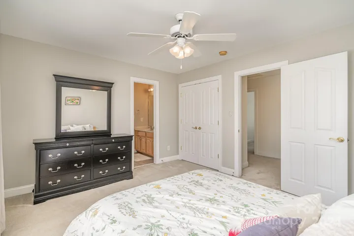 Secondary bedroom shares a "Jack and Jill" style bath.