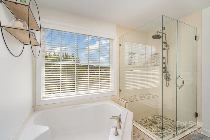 ... and yes, the window looks out over the lake!