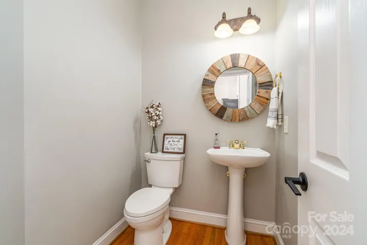 Half bath on main level