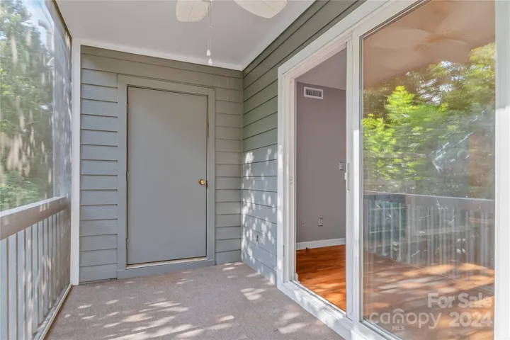 Back Porch with storage