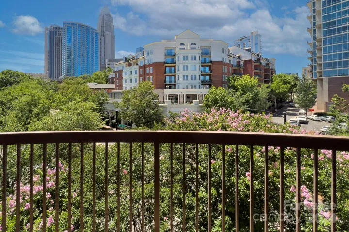 Condo private balcony with city views!