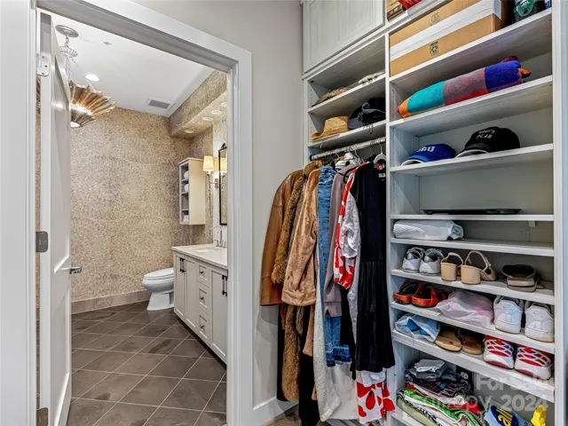 Custom walk-in closet