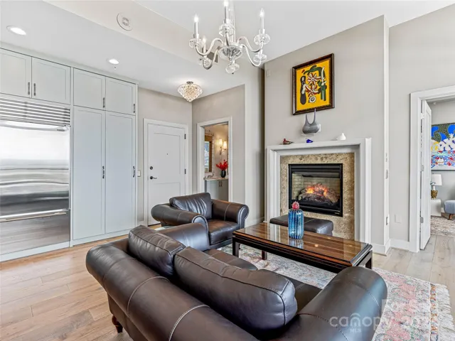 A look toward the front door.