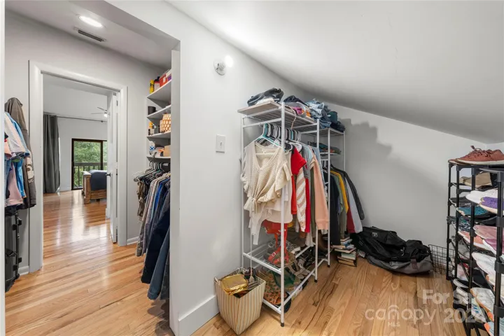 Primary closet