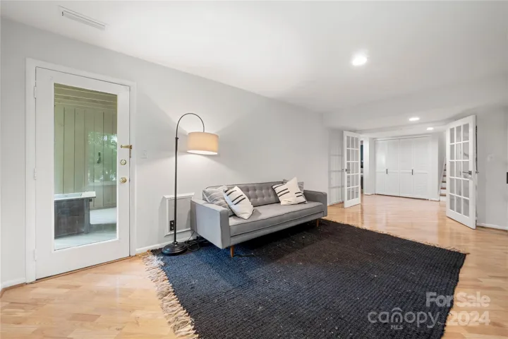 lower level living room