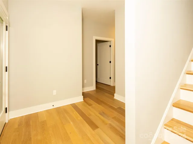 The lower level can be reached from the garage or outside door. There is a convenient drop off spot. Put the groceries in the elevator for added convenience