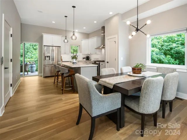 The door to the left is the elevator