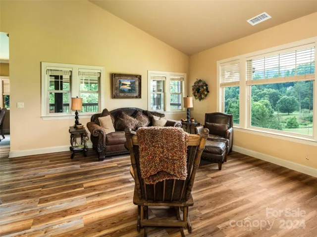 vaulted great room