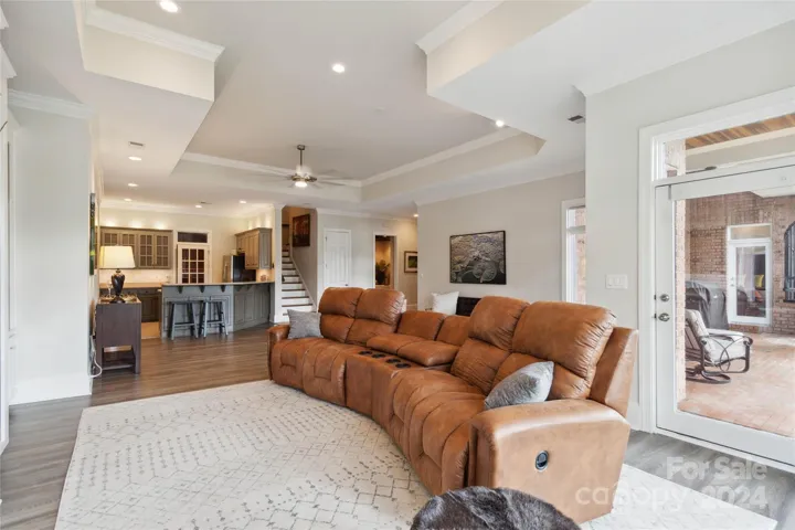 Lower level great room