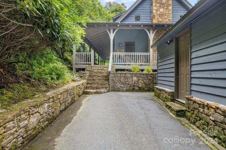 Garage and home