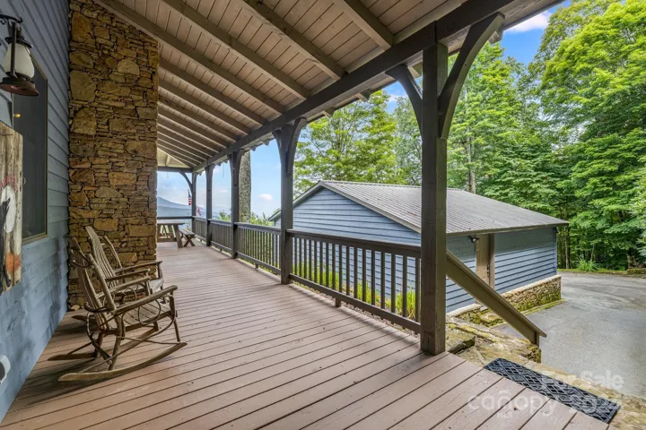 Wrap around covered porch