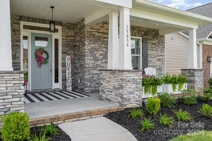 Welcoming front entrance