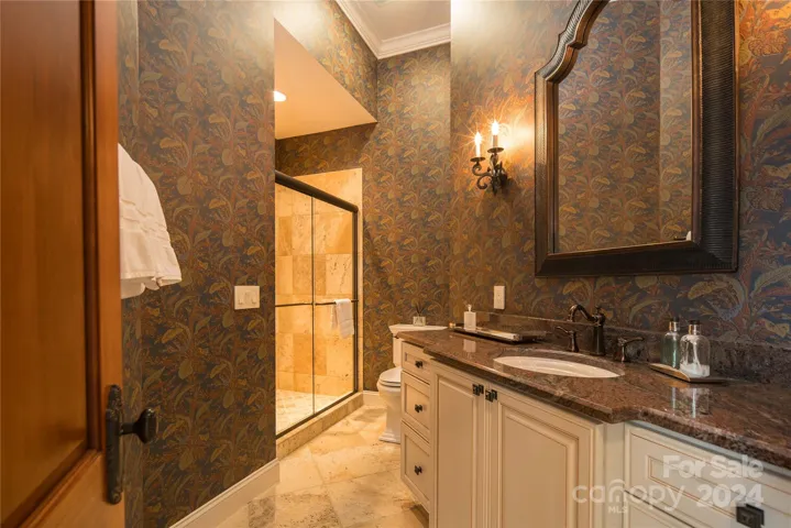 Guest Room Full Bath, granite counters