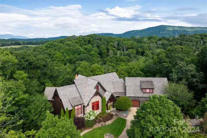 Nestled among the trees