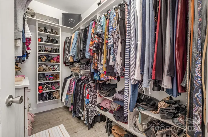 Primary Bedroom with large custom closet