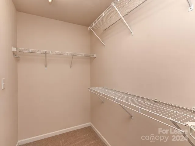 Primary closet