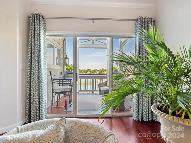 Gorgeous lake view from interior