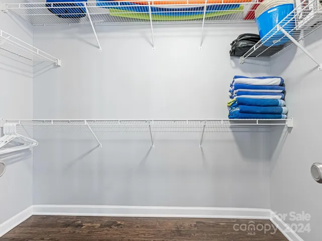 Primary closet