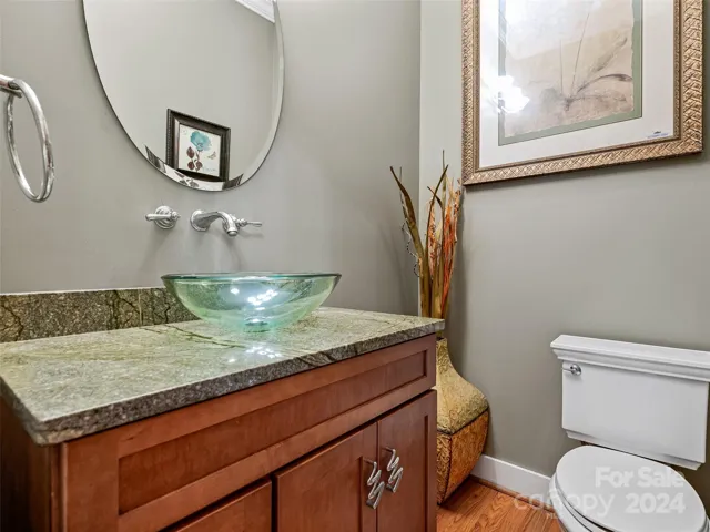 Centrally Located Powder Room