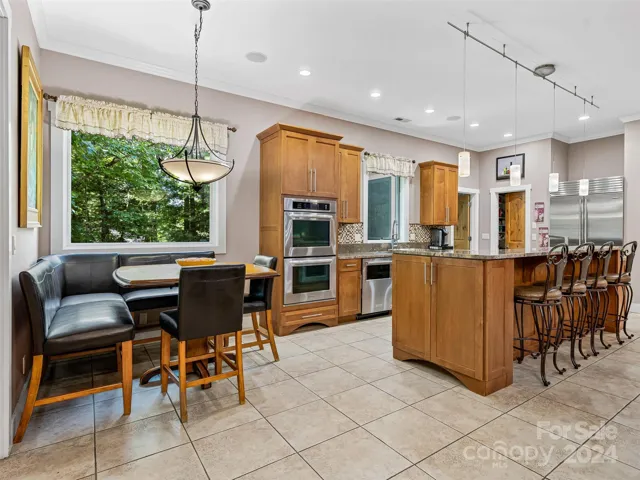 Open Kitchen With Intimate Breakfast Table