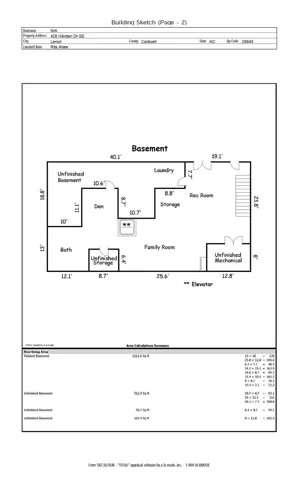 Basement floor plan