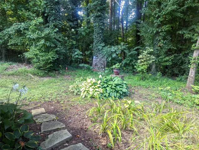 Side view off back patio
