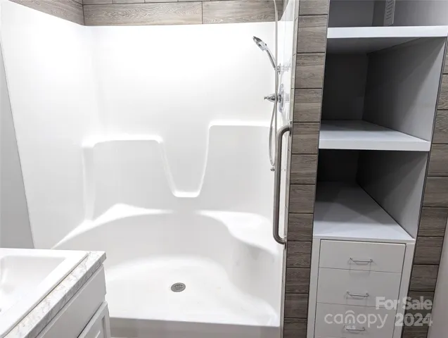 View of Low entry shower