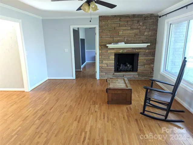 Living room view from front foyer entrance