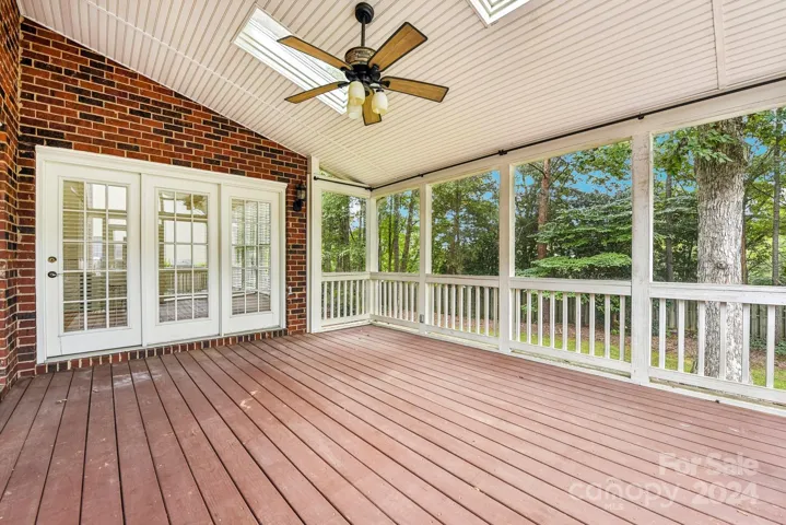 Screened porch