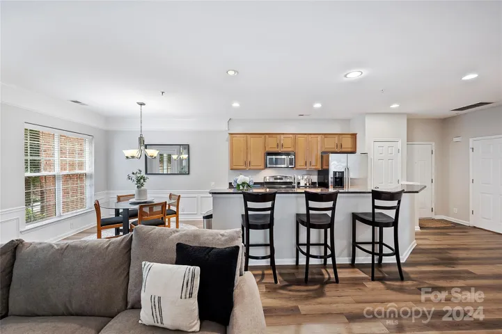 Luxury vinyl plank flooring