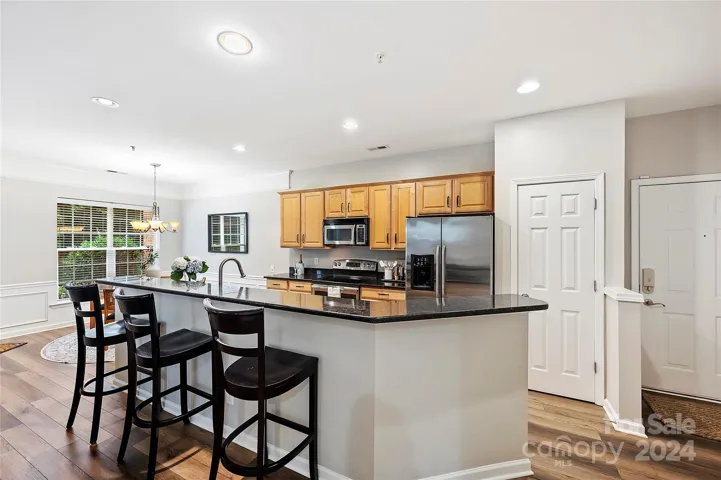 Pantry closet in kitchen