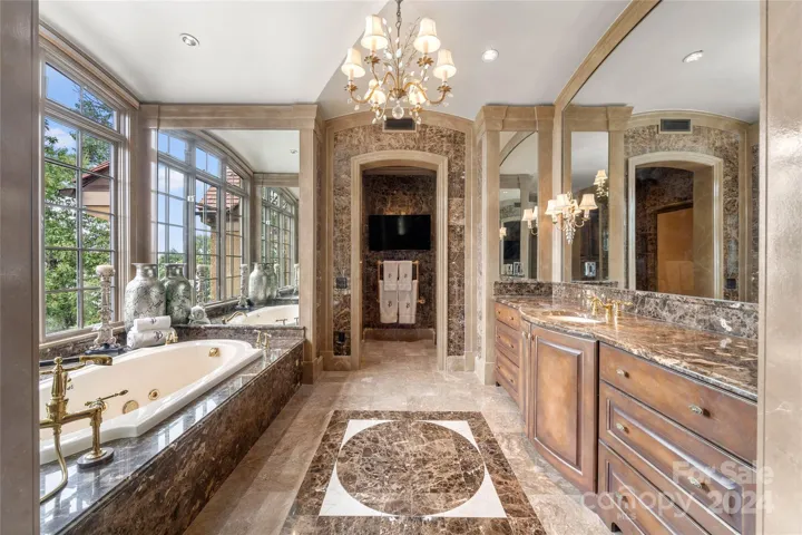 Marble Floors with medallion accents