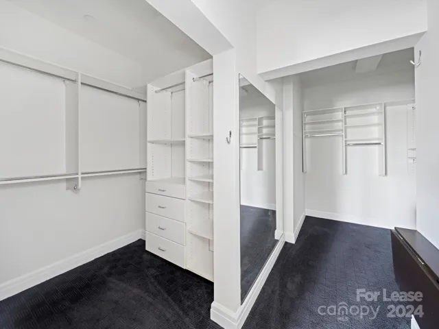 Primary walk in closet