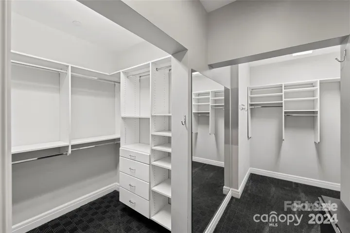 Primary closet