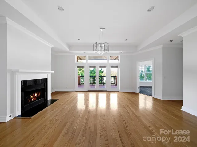 Living room opens to large patio
