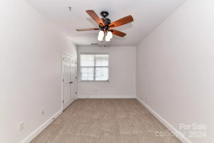 Primary Bath offers dual vanity, large garden tub, tons of storage, separate shower & tile floors!