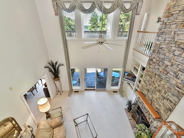 View of great room from upstairs