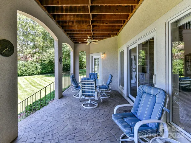 Lower terrace