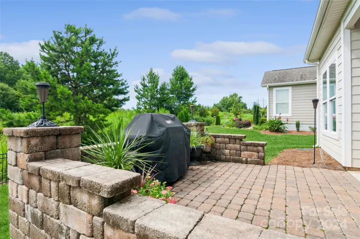 Custom Stone Patio perfect for those backyard Patios