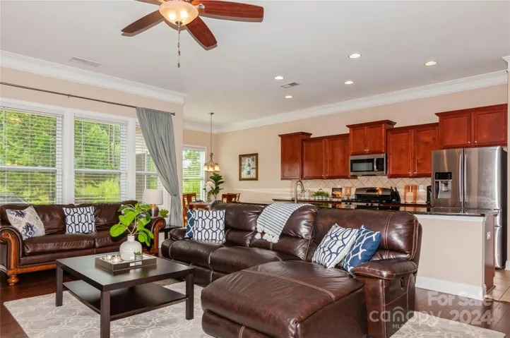 Living Room with lots of natural light.
