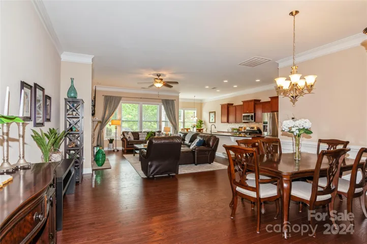 Hardwoods in Foyer, Hallways, Dining and Living Room