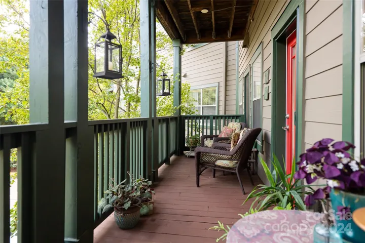 Private Covered Back Deck