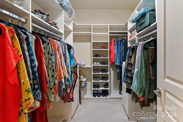 Spacious Walk-in Closet
