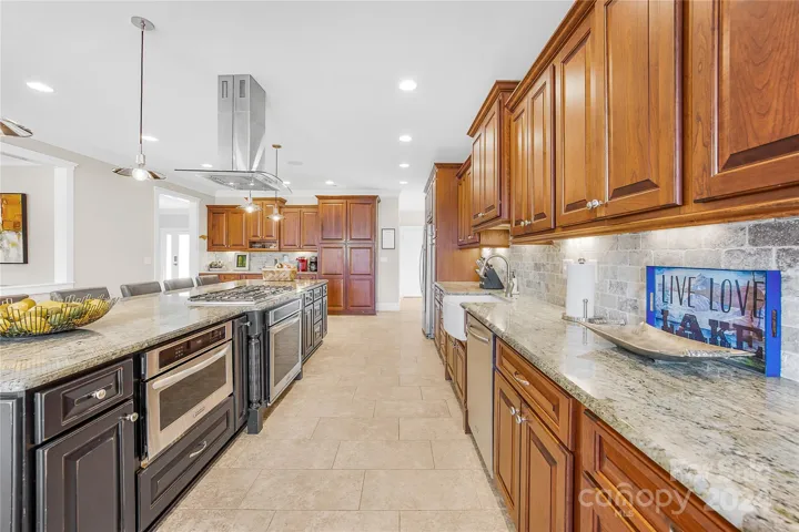 Gourmet kitchen
